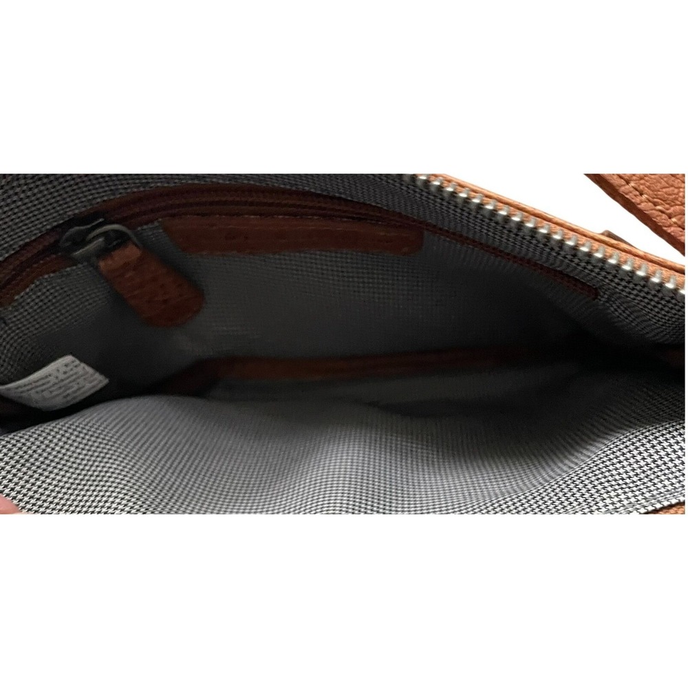 Spikes & Sparrow Cognac Leather Belt Bag Fanny Pack Crossbody Waist Bag - Picture 6 of 9